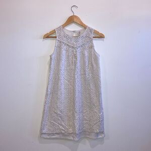 Lace Sleeveless Boho Mini Dress size Medium